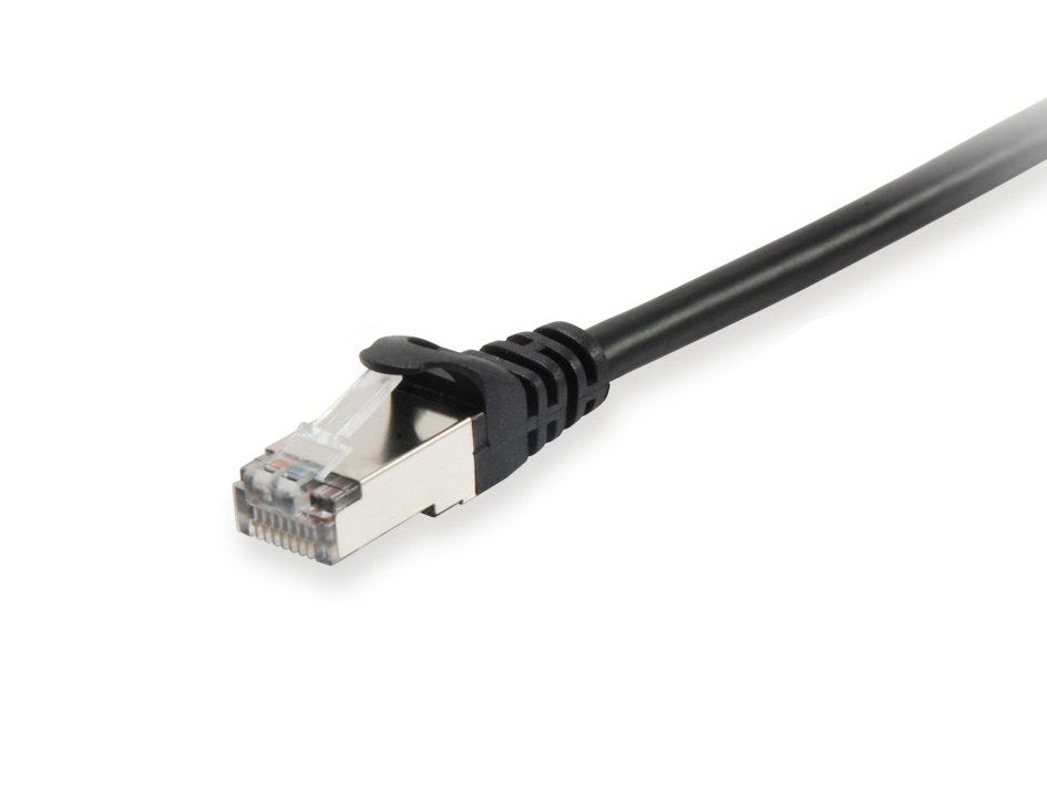 EAN 4015867204238 - Equip 606101 cable de red Negro 0,25 m Cat6a S/FTP (S-STP) imagen 2