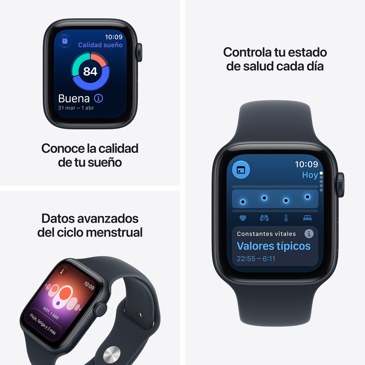 Apple Watch Se3 Gps Cellular 40mm Caja De Aluminio Blanco Estrella Correa Deportiva Arena S M