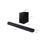 Samsung Hw-Q600h Xc Titan Black Barra De Sonido 3.1.2ch Con Subwoofer Y Dolby Atmos (2026)