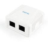 Gembird Roseta Ncac-2u5e-01 Cat5e Utp 2 Puertos Surface Mount Box