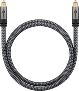 Goobay Plus Cable Toslink Negro/Plateado, 2 Metros 65305