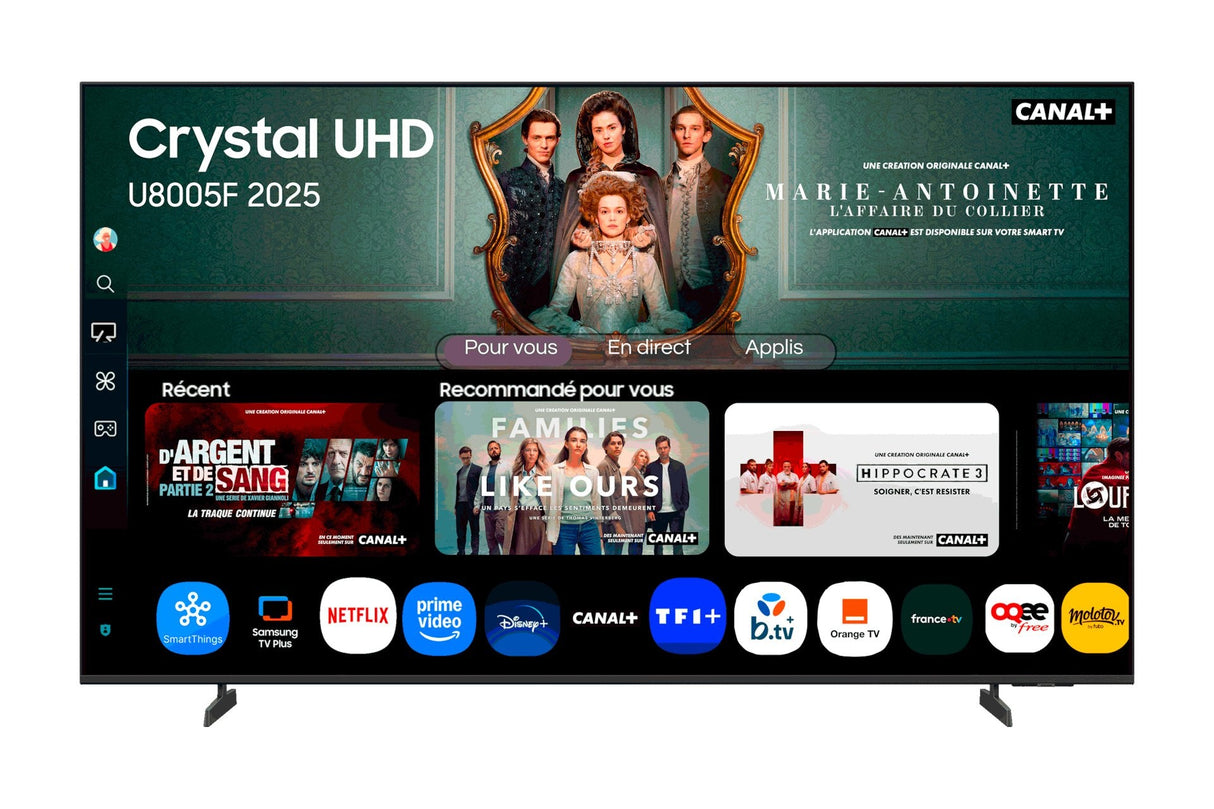Televisor Samsung Tu85u8005fu 85" 4k Ultra Hd Smart Tv Wifi Negro