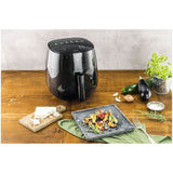 Zwilling Air Fryer 4 L, 6 Programme, Negro