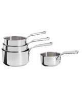 De Buyer Stainless Steel Induction Pots Set Milady 4pc 14-16-18-20cm 14161820cm (3410 04) Debuyer04) Debuyer 04)