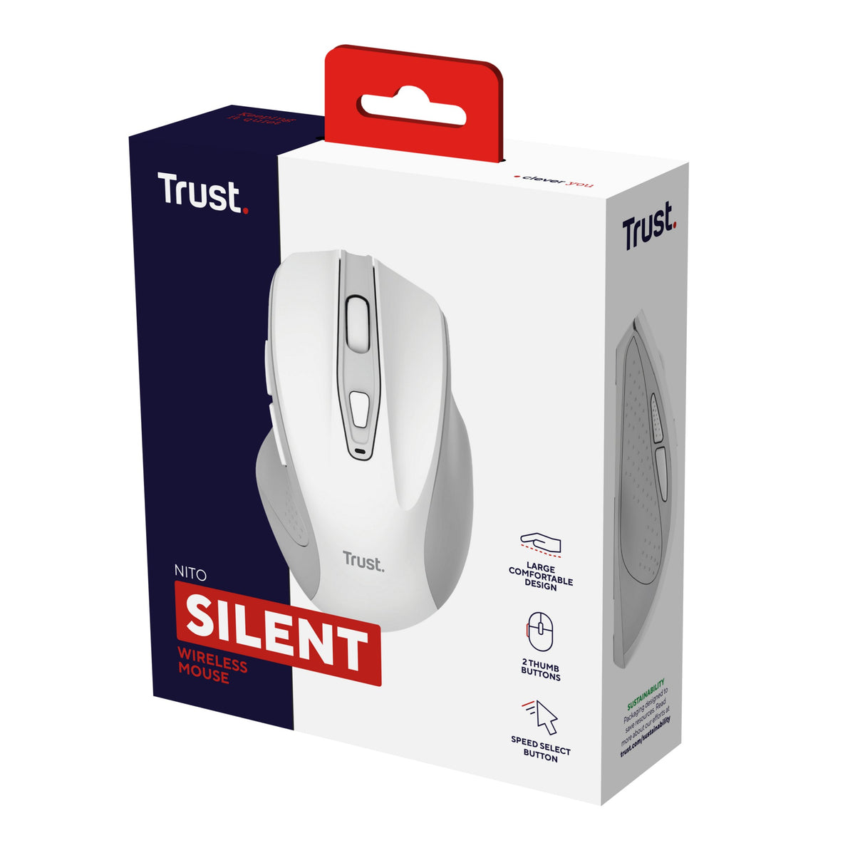 EAN 8713439255508 - Trust Nito ratón Universal mano derecha RF inalámbrico Óptico 2200 DPI imagen 7