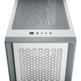 Caja Pc Corsair 4000d Airflow Midi Tower Blanco Corsair Crystal 4000d Airflow Mid-Tower Cristal Templado Blanca Cc-9011201-Ww