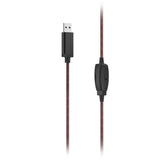 EAN 4047443471727 - Hama HS-USB400 V2 Auriculares Alámbrico Diadema Oficina/Centro de llamadas USB tipo A Negro, Rojo imagen 2
