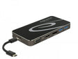 EAN 4043619877737 - DeLOCK 87773 base para portátil y replicador de puertos Alámbrico USB 3.2 Gen 1 (3.1 Gen 1) Type-C Negro imagen 1