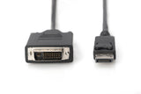 Digitus Cable Adaptador Displayport A Dvi (24+1) Macho/Macho 2m