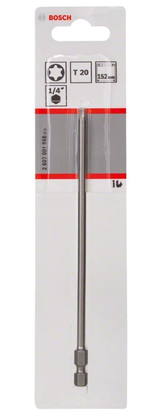 Punta De Destornillador Bosch Professional Extra Dura, T20, 152 Mm 2607001668