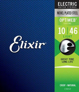 Elixir 19052 Optiweb Light - Cuerdas Para Guitarra Eléctrica (10-46)