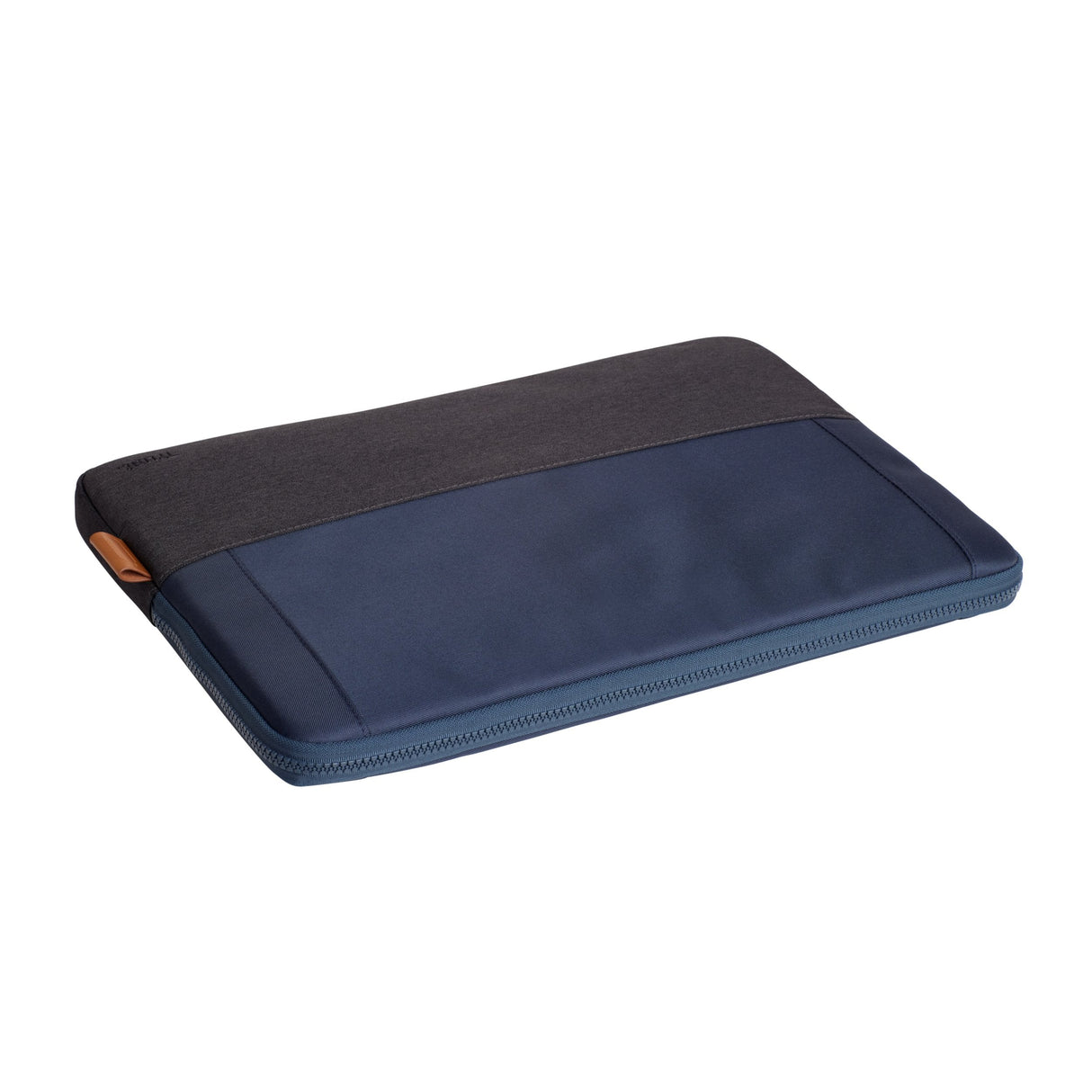 Funda Universal Trust Lisboa 24982 Soft Sleeve Color Negro/Azul Para Tablets/Portátiles Hasta 16