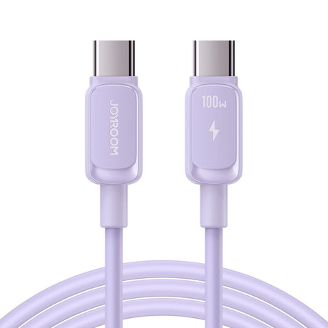 EAN 6956116748449 - JOYROOM S-CC100A141P cable USB 1,2 m USB C 4,8 Gbit/s 100 W Púrpura imagen 1