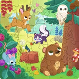 Ravensburger Wooden Puzzles Niños - Fans De Forestas Felices 22 Partes 12004080