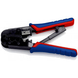 Crimpadora Knipex 97 51 10 Rj11-, Rj45 Negro, Azul, Rojo