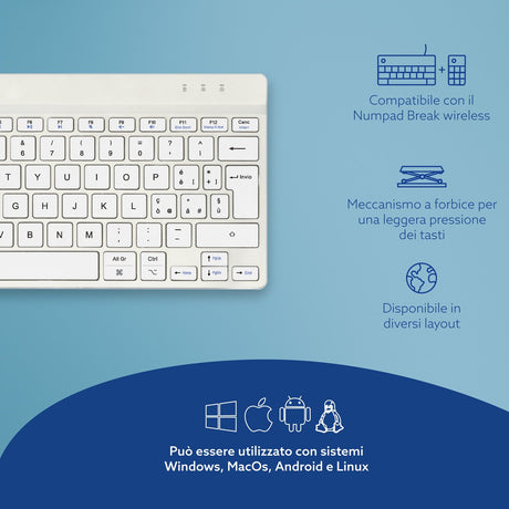 EAN 8719274491798 - R-Go Tools Compact Break teclado Oficina Italiano imagen 13