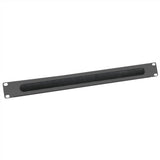 Value 19-Zoll-Cabledurchfhrung 1 He Mit Brstendichtung, Schwarz