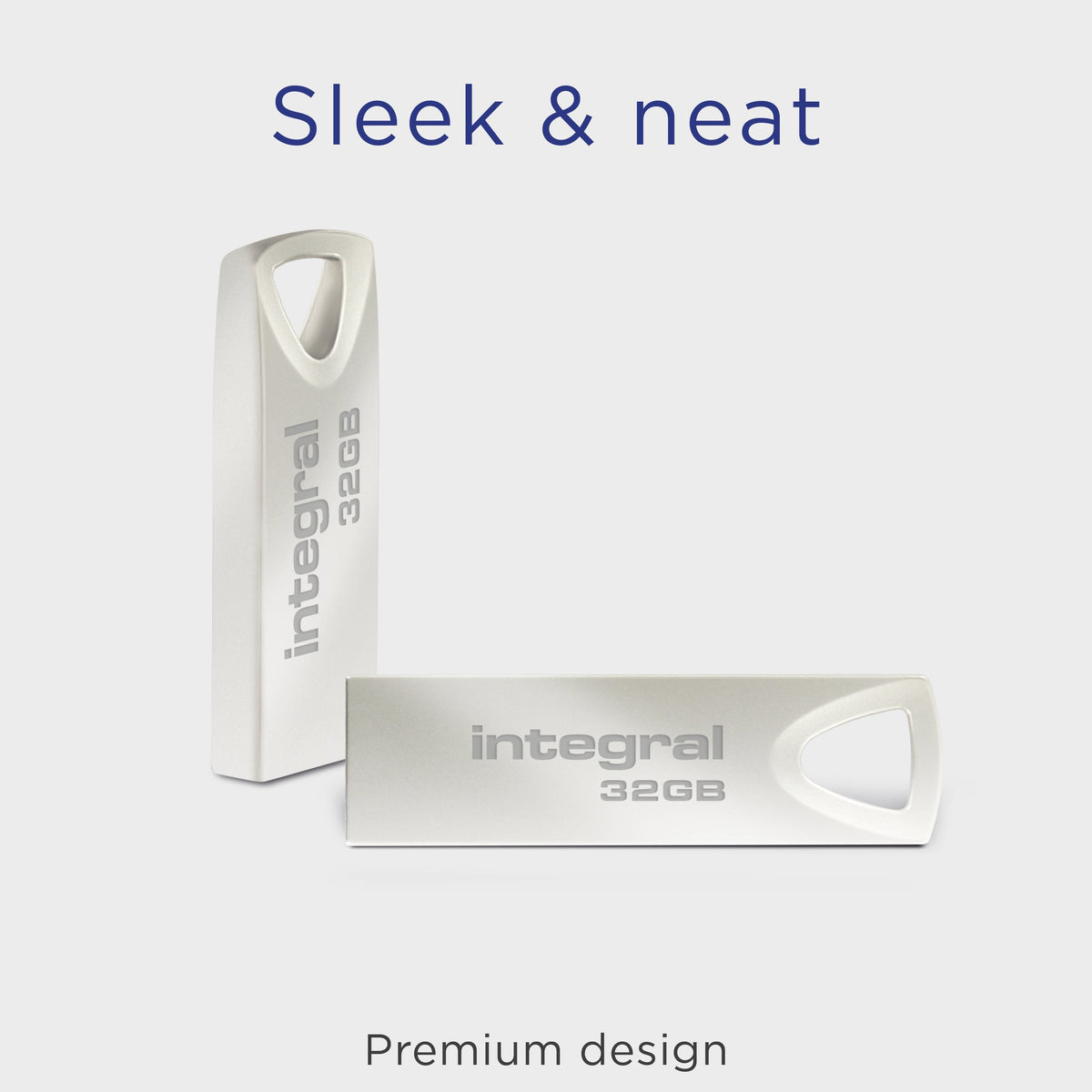 Memoria Usb 2.0 Integral Arc - 32go (Plateado)