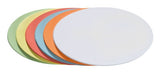 Franken Gmbh Franken - Moderationskarte - Oval - 11 X 19 Cm - Blanco, Amarillo, Rojo, Verde, Naranja, Azul Claro (Paquete De 300)