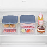 Rotho Rondo Horizon Blue - Recipiente Para Almacenar Alimentos - 2 X 0,75l, 1 X 1,35l