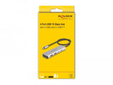 EAN 4043619642304 - DeLOCK 64230 hub de interfaz USB Tipo C 10000 Mbit/s Gris imagen 3