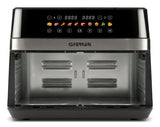 Freidora  G3 Ferrari G10223 Doble 12 L Independiente 2200 W Freidora De Aire Caliente Negro, Acero Inoxidable