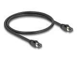Delock 80232 Cable De Red Rj45 Cat.8.1 S/Ftp, 50 Cm Hasta 40 Gbps, Negro
