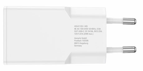 EAN 4252011908998 - 4smarts PDPlug Slim Smartphone, Tableta Blanco Corriente alterna Carga rápida Interior imagen 3