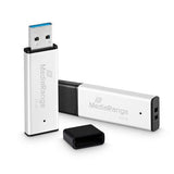 Mediarange Mr1903 Unidad Flash Usb 256 Gb Usb Tipo A 3.0 Negro, Plata