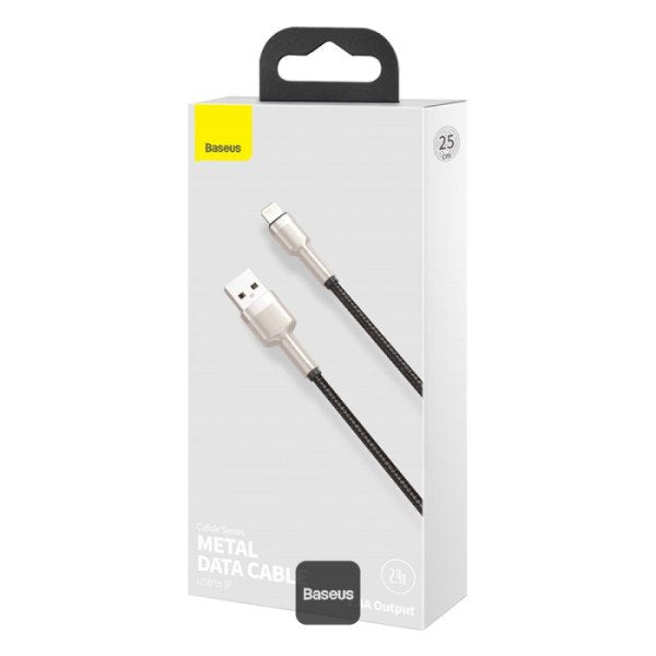 Baseus Caljk-01 Cable De Conector Lightning 0,25 M Negro