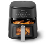 EAN 8720389034770 - Philips 2000 series NA221/00 freidora Sencillo Independiente 1500 W Freidora de aire caliente Negro, Plat imagen 3