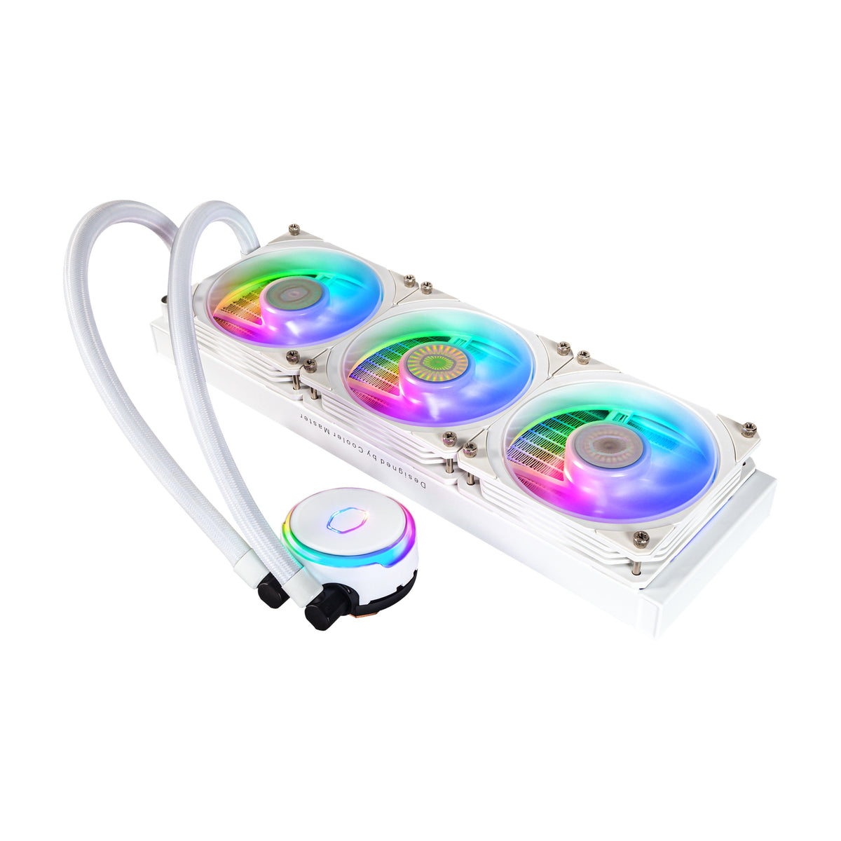 Refrigeración Líquida Cooler Master Masterliquid Pl360 Flux White Edition 360mm, Mly-D36m-A23pz-Rw