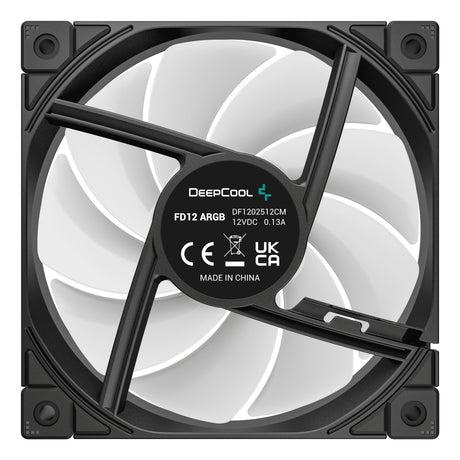 EAN 6933412710899 - DeepCool FD12 ARGB-3 in 1 Carcasa del ordenador Ventilador 12 cm Negro, Blanco 3 pieza(s) imagen 6