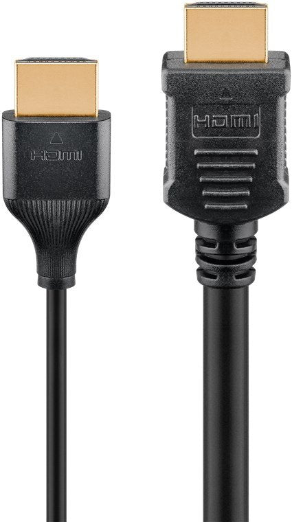 Goobay Slim High-Speed-Hdmi-Cable Mit Ethernet, 4k @ 60hz (Negro, 5 Meter) 75296