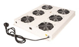 Roline 19-Zoll Dachlftereinheit 6 Lfter, On Off Fr Serverschrank Der Pro Serie Grau