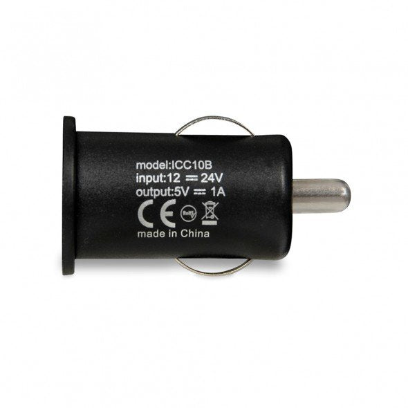 I-Box C-10 Cargador Usb Mechero Coche 1a Negro