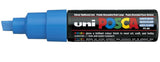Posca Marcador  Pc-8k No Permanente Punta Biselada 8.0mm Azul Claro
