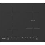 Whirlpool Wb B8360 Ne Bm Hob, Glass Ceramic, Induction, Built-In, 4 Cooking Zones, Width 59 Cm, Black
