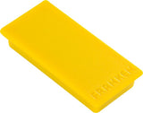 Franken Gmbh Franken - Magnet - Rectangular - 2.3 X 5 Cm - Amarillo (Paquete De 10)