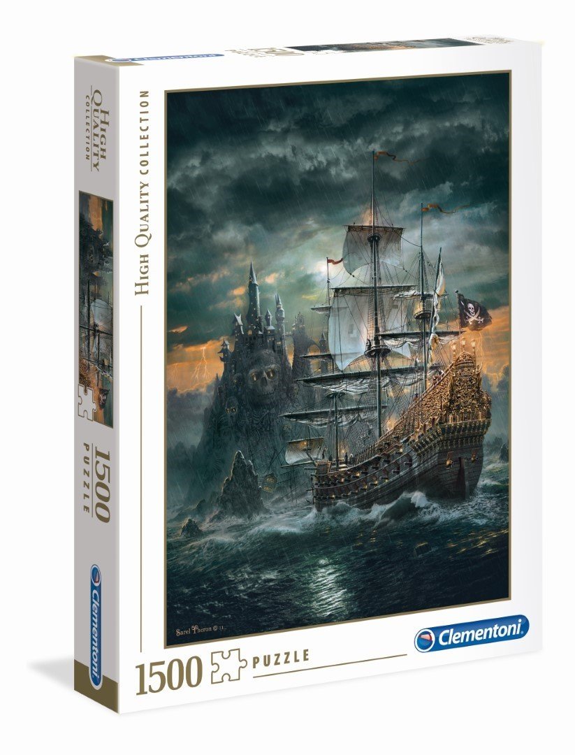 Puzzle Colección Clementoni De Alta Calidad  El Barco Pirata Piezas 1500 31682