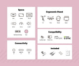 EAN 4589511175712 - JAPANNEXT JN-I238FHD120F-HSP-PK pantalla para PC 60,5 cm (23.8") 1920 x 1080 Pixeles Full HD LCD Rosa imagen 14