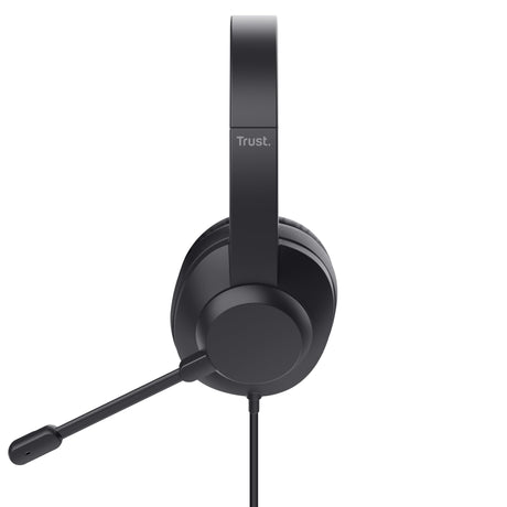 EAN 8713439254617 - Trust Ayda Max USB Auriculares Alámbrico Diadema Oficina/Centro de llamadas USB Type-C / USB Type-A Negro imagen 6