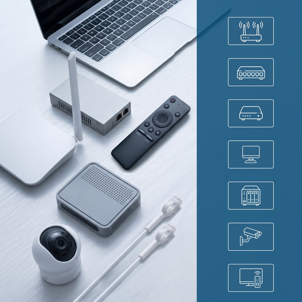 EAN 5906168638961 - Extralink Kat.6A U/FTP 0.5m 1Gbps Biały | Patchcord LAN | Miedź Kabel sieciowy skrętka, łamana końcówka ( imagen 11