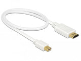 Cable Delock Mini Displayport 1.1 St> Hdmi-A St 0.5m Blanco