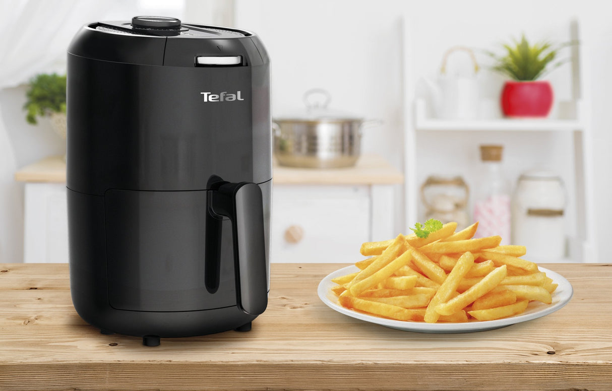 Freidora De Aire  Tefal Ey1018 Caliente Frío, Negro