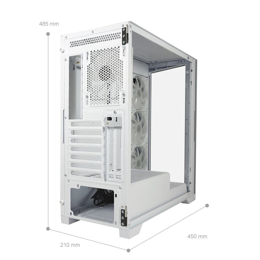 Caja Pc Lc-Power Lc-7041b-On  Blanco
