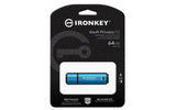 EAN 0740617329162 - Kingston Technology IronKey Vault Privacy 50 unidad flash USB USB tipo A 3.2 Gen 1 (3.1 Gen 1) Negro, Azu imagen 3