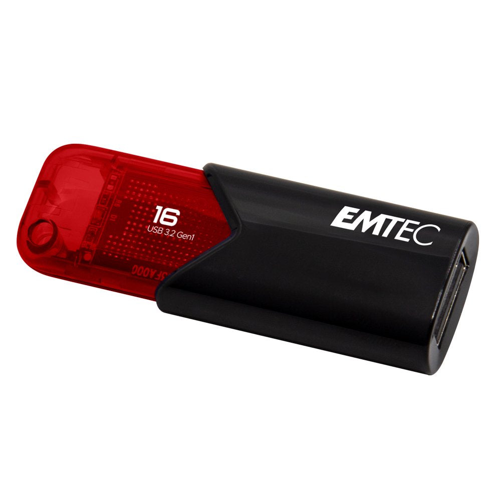 Pendrive Emtec Usb-Stick 16 Gb B110  Usb 3.2 Click Easy Red