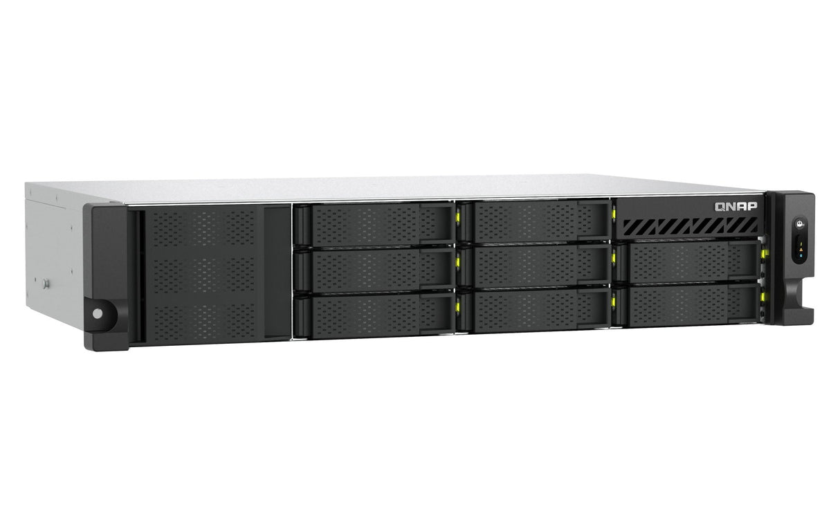 Servidor Nas  Qnap Ts-H1065eu-Rp 10 Compartimentos Montaje En Bastidor Sata-600 / Nvme Ram 8 Gb 2.5 Gigabit Ethernet 2u
