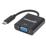 EAN 0766623151771 - Manhattan 151771 Adaptador gráfico USB 1920 x 1200 Pixeles Negro imagen 1